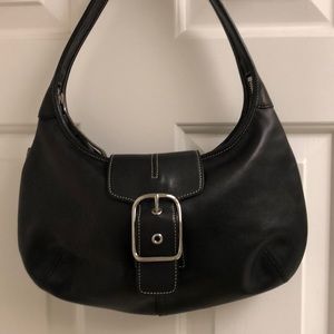 Authentic Coach black leather bag